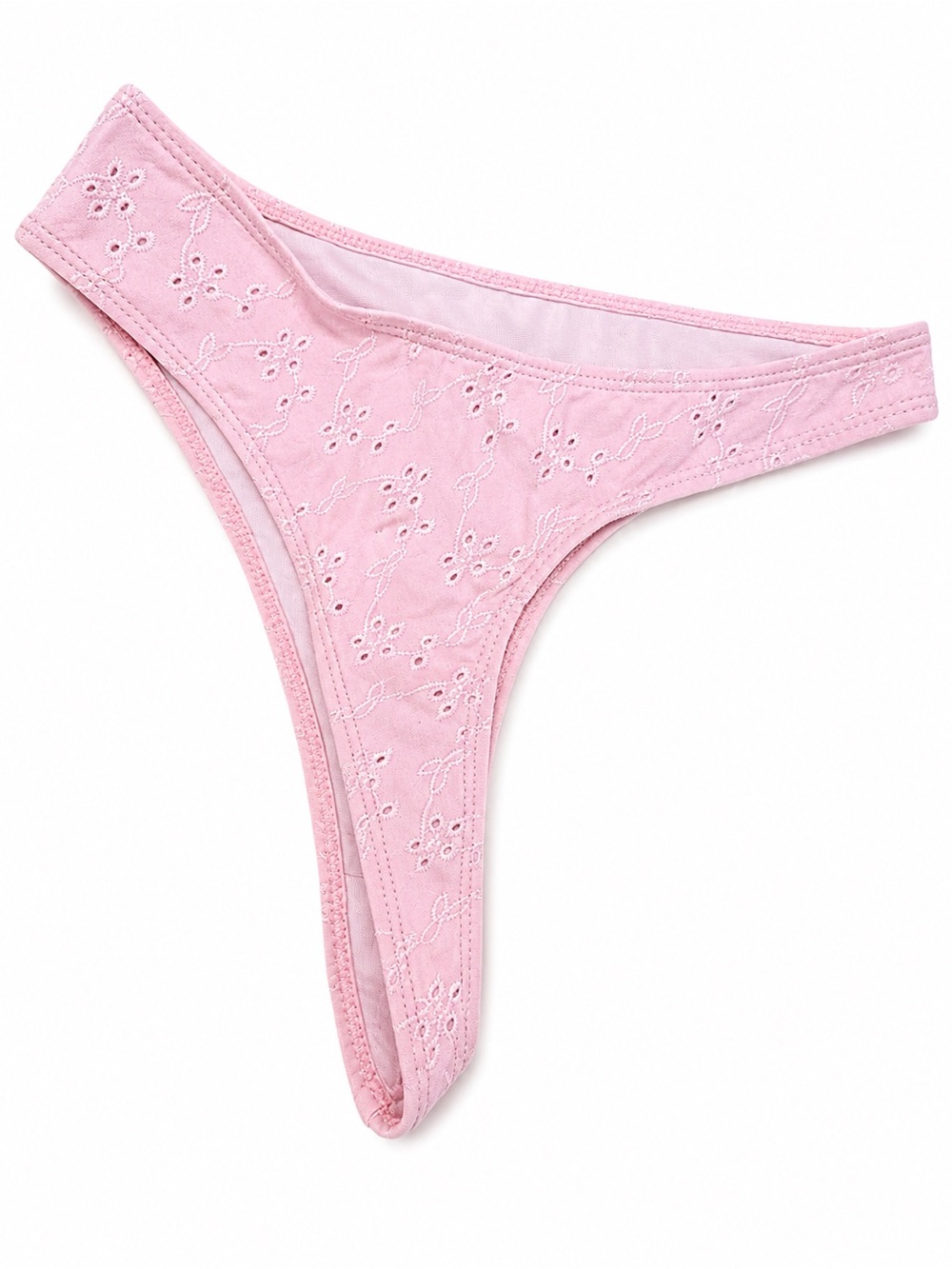 Bikini two-piece swimsuit Pink Eyelet Underwire size S - Picture 5 of 5